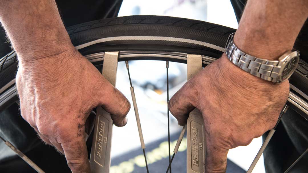 Fahrradschlauch Reparatur